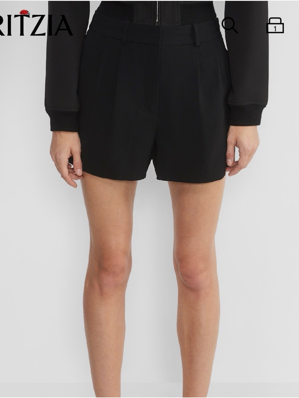 Babaton Mini Pleated Short